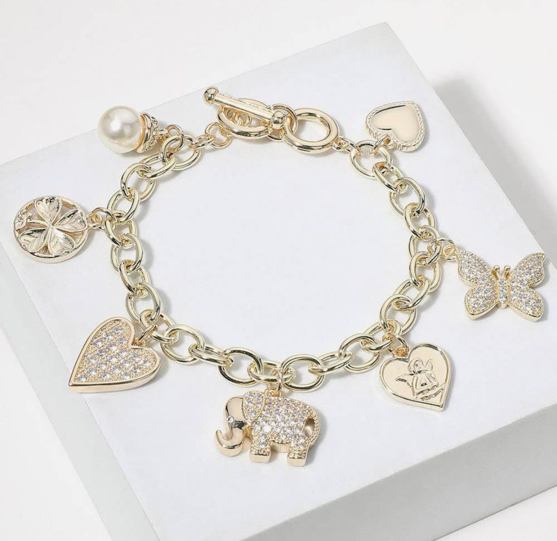 Bling charm bracelet