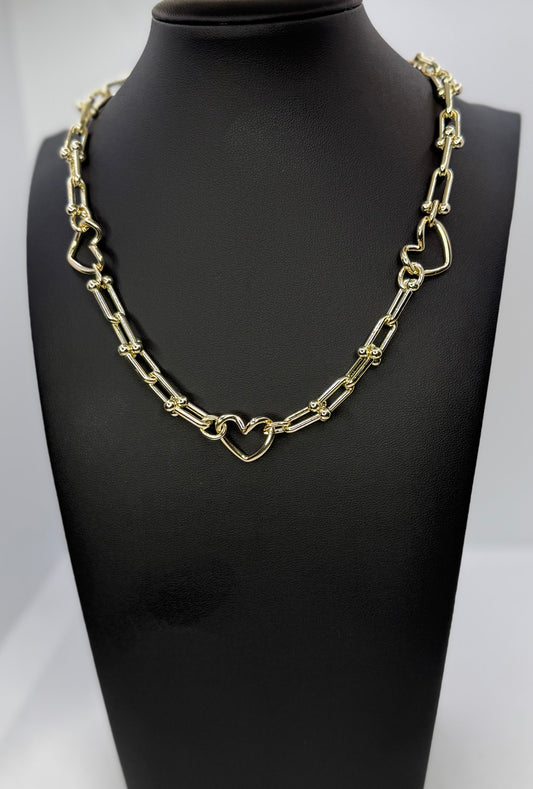 Inspired heart necklace