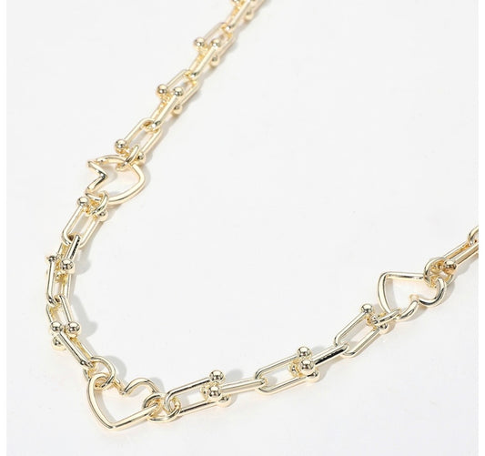 Inspired heart necklace