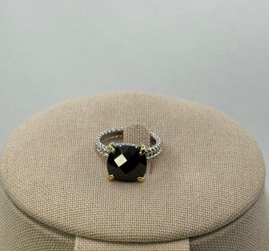 Square stone rings