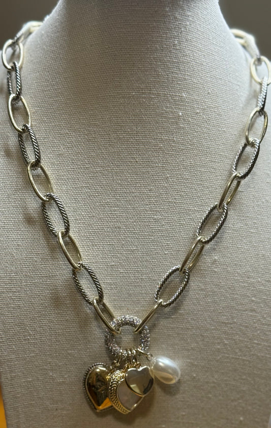 Love charm necklace