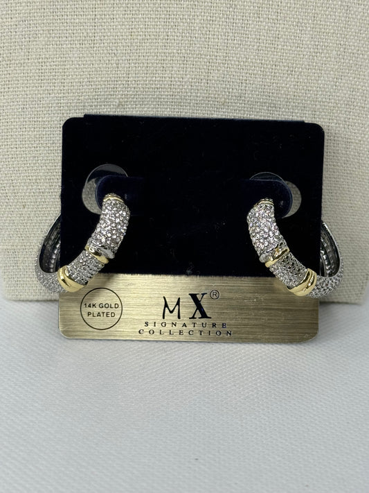 Touch of bling hoop
