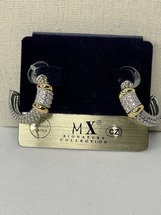 Bling hoop earrings
