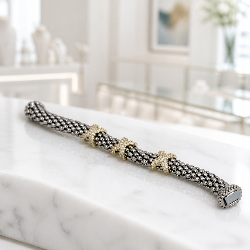 3 X bling magnet bracelet