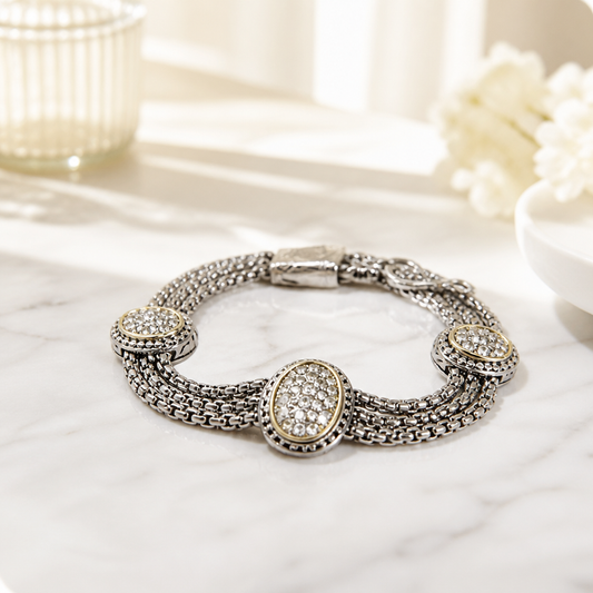 3 oval bracelet