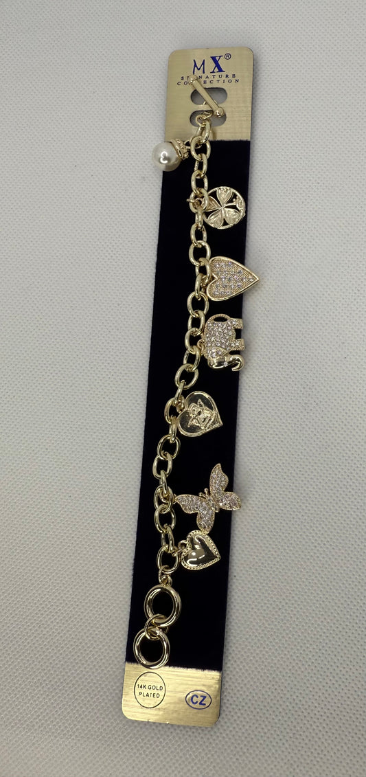 Bling charm bracelet