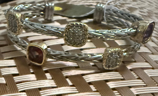 Multi Stone Bangle